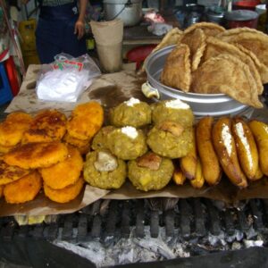 comida en la carretera