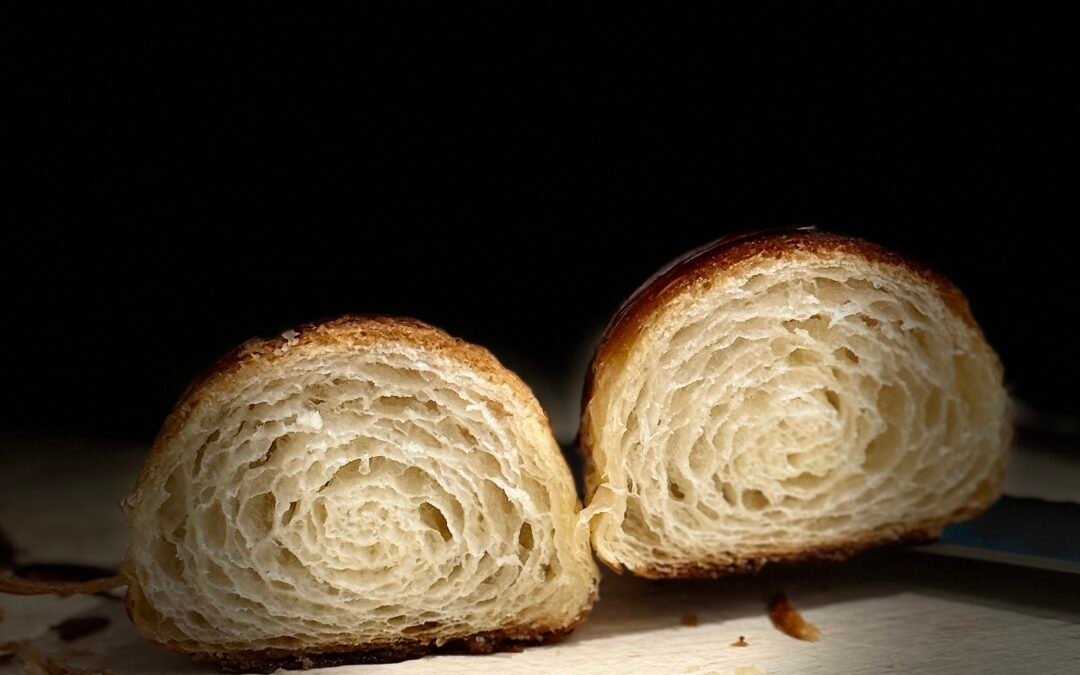 Six croissants. No yeast. No drama.